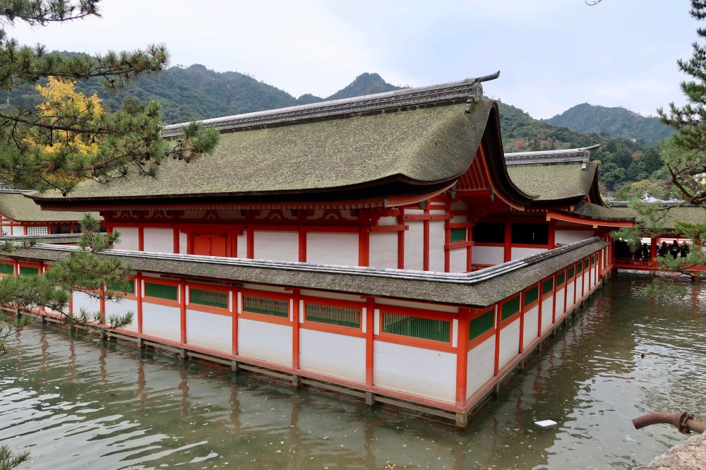 Shinto Shrine in low tide